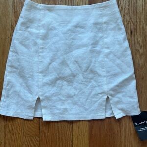 Storets linen skirt NWT